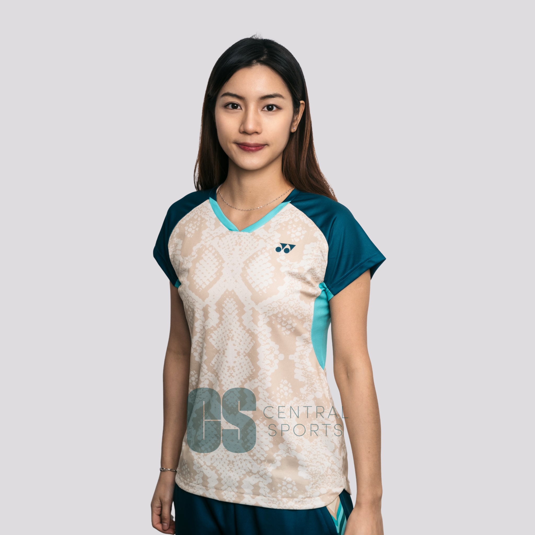 Yonex Snakeskin Game Top Womens Ivory