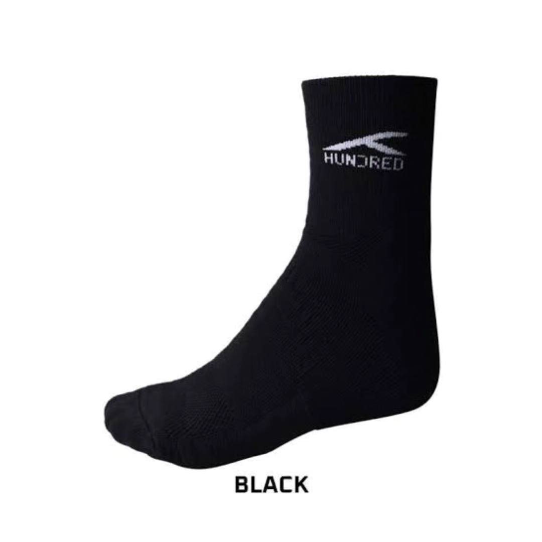 Hundred Quarter Socks Unisex - Black Clothing Hundred
