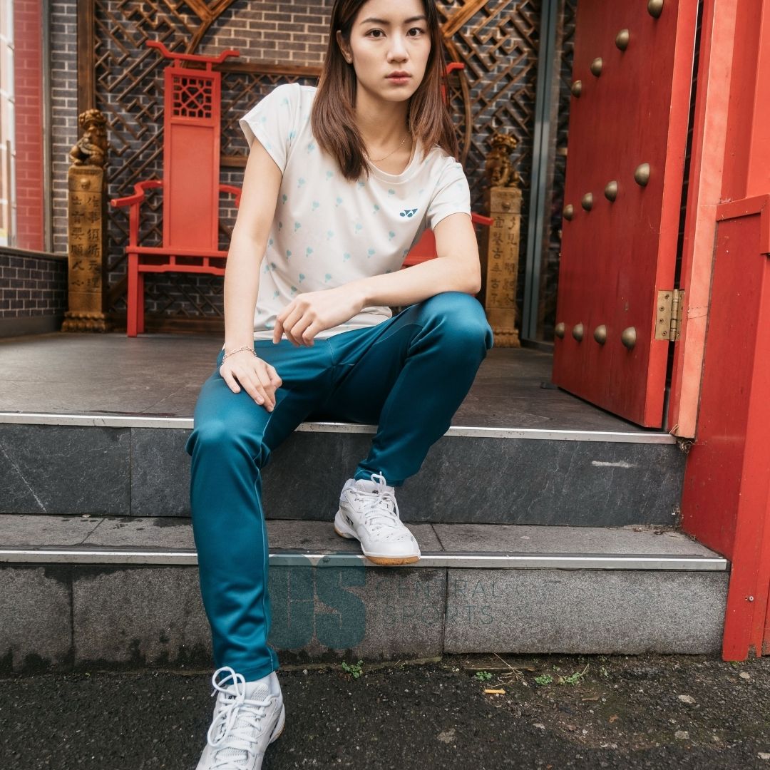 Yonex Coiled Snake Women Tech T-Shirt Dark Jade Clothing Yonex