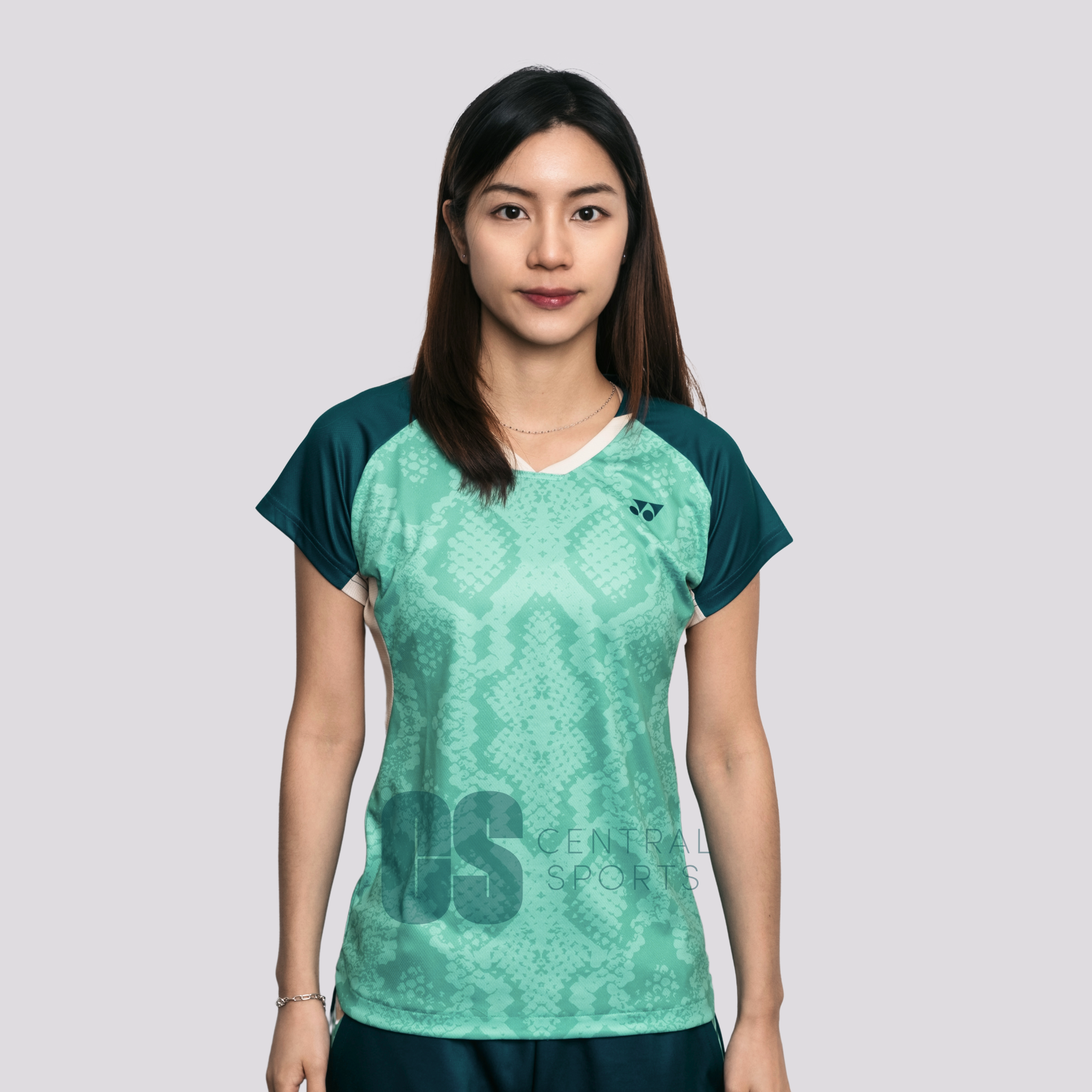 Yonex Snakeskin Game Top Womens Jade Clothing Yonex