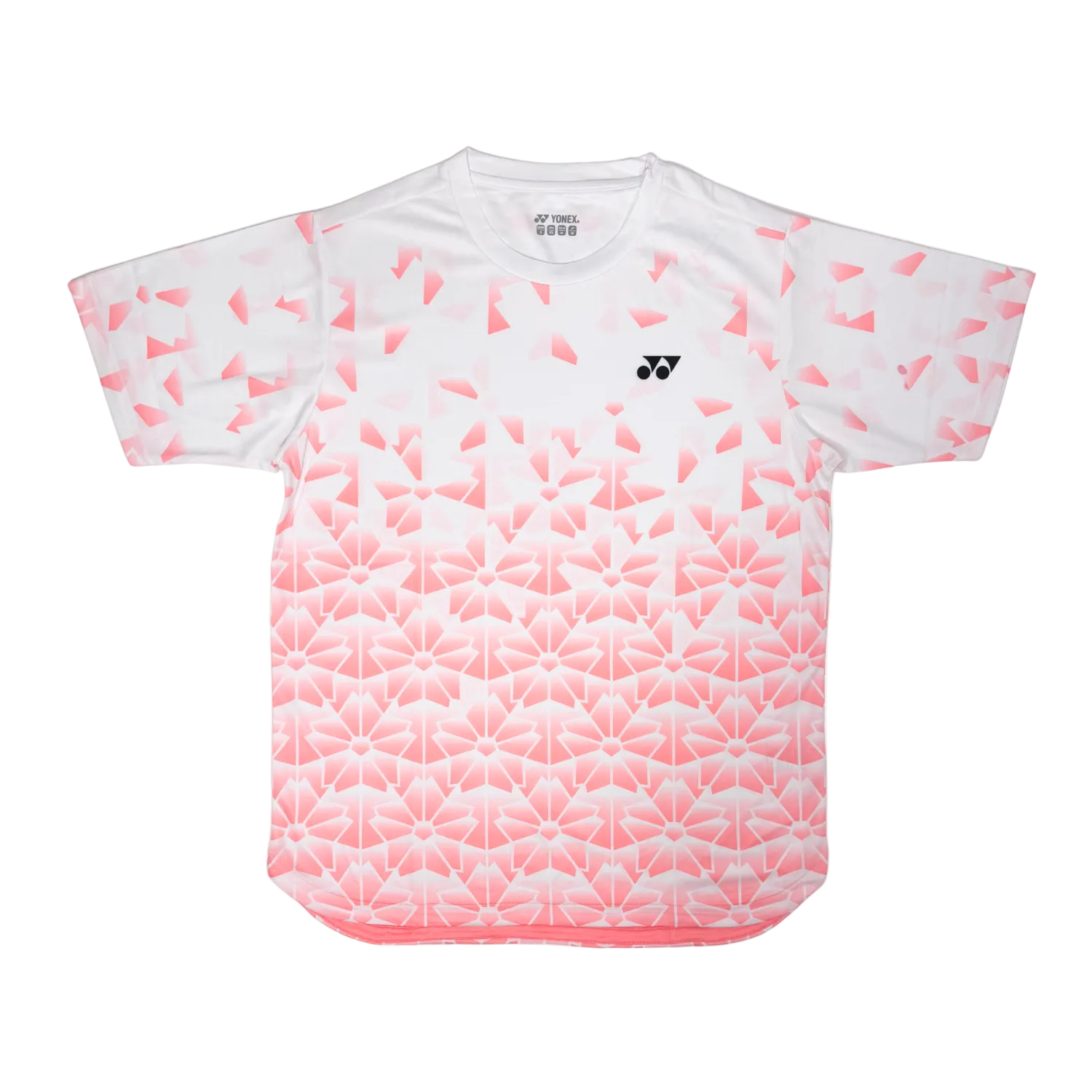 Yonex YTM 13 Crew Neck Sakura T-Shirt Unisex - White White Clothing Yonex