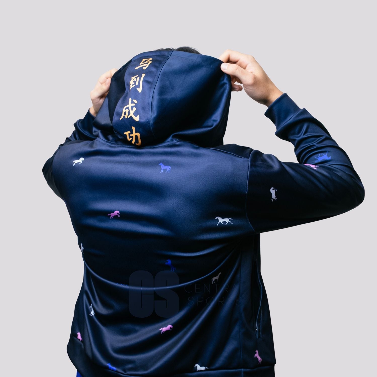 Yonex Night Rider – Unisex Zip Hoodie (Ink Blue) Yonex CNY2026 Zip Hood Sweat A Unisex Clothing Yonex