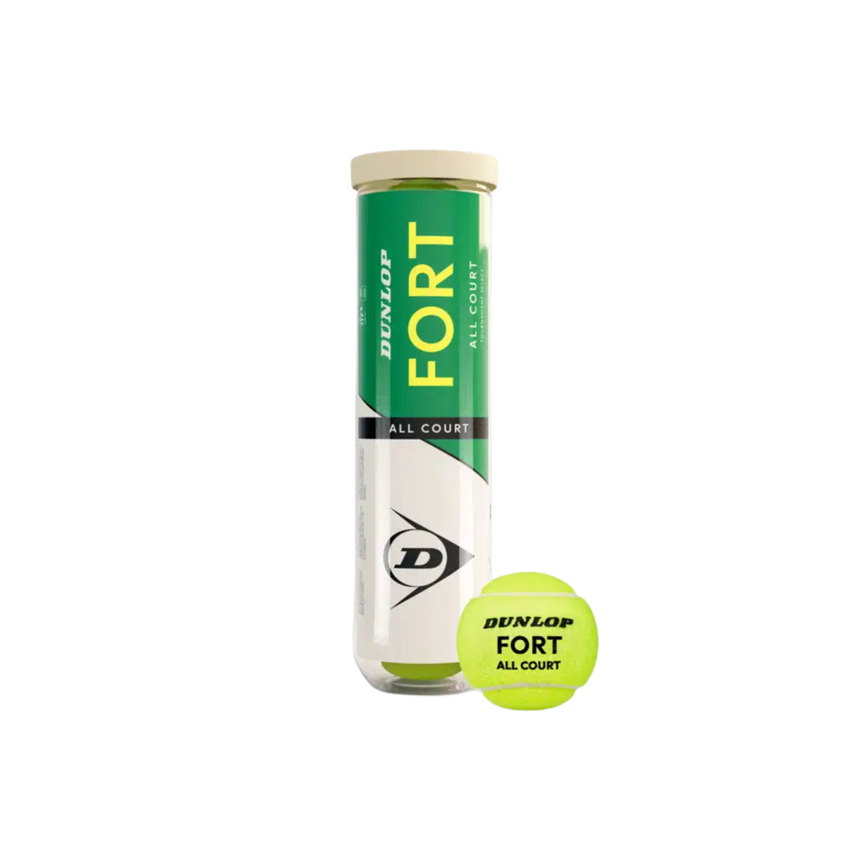 Dunlop Fort All Court TS 4PET, Yellow, back view