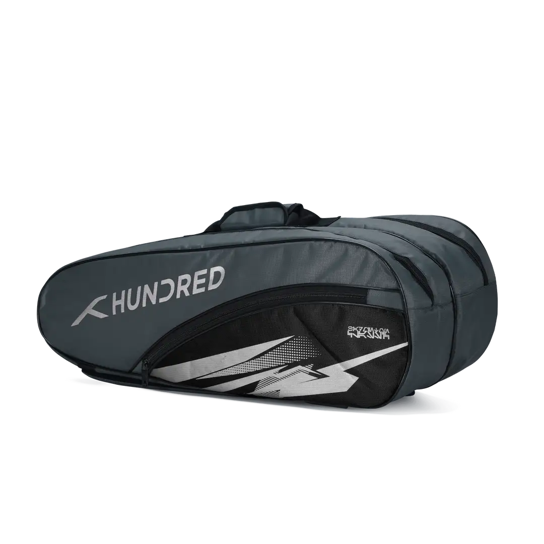 Hundred Cosmogear Badminton Kitbag - Dark Grey/Black Luggage Hundred