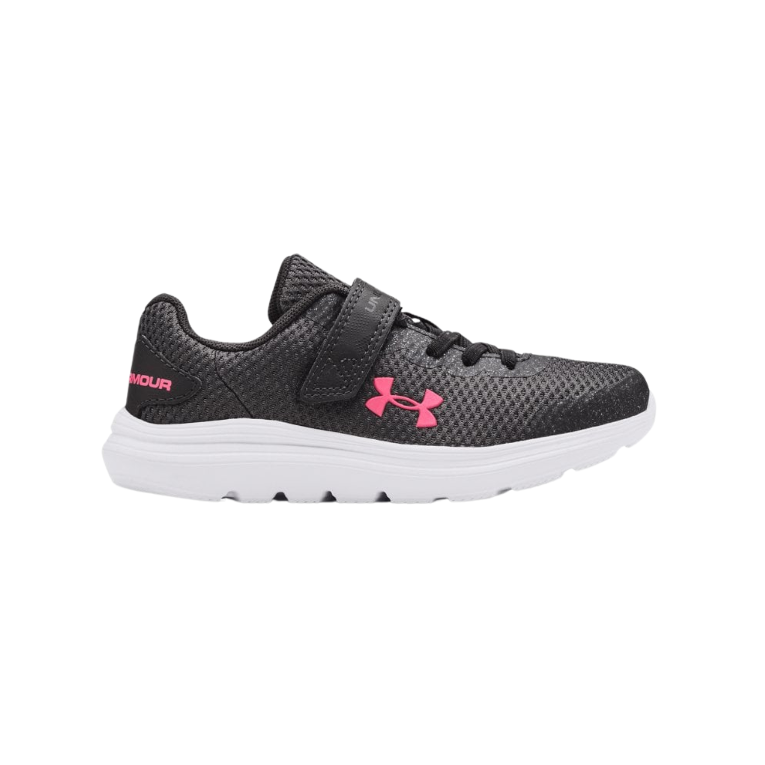 Under Armour PS Surge 2 AC 3022871 Girls (Jet Grey/White/Cerise) Clearance Under Armour