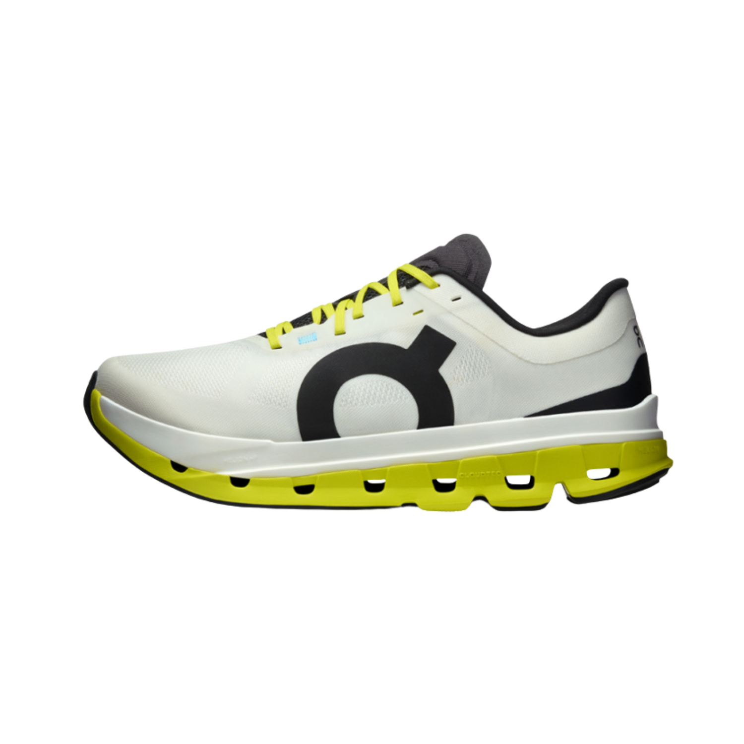 On Cloudflow 5 (3MF10112929) Shoe Men White/Lime Running Shoes On Running