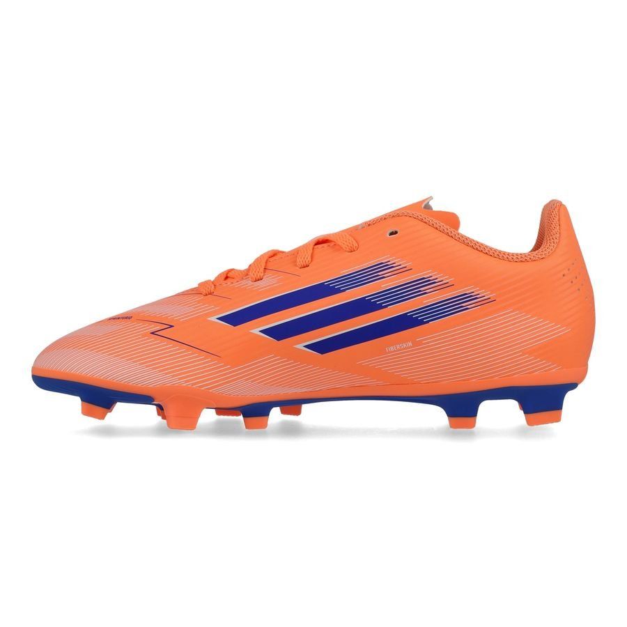 Adidas F50 Club FG/MG Football Boots Junior - Beam Orange/Lucid Blue/White JI0027