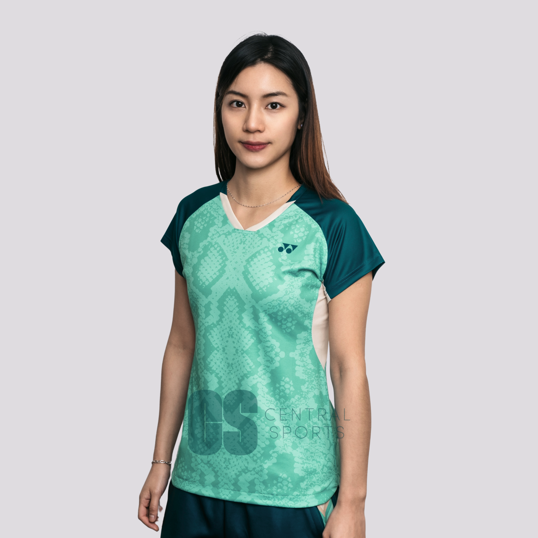 Yonex Snakeskin Game Top Womens Jade Clothing Yonex