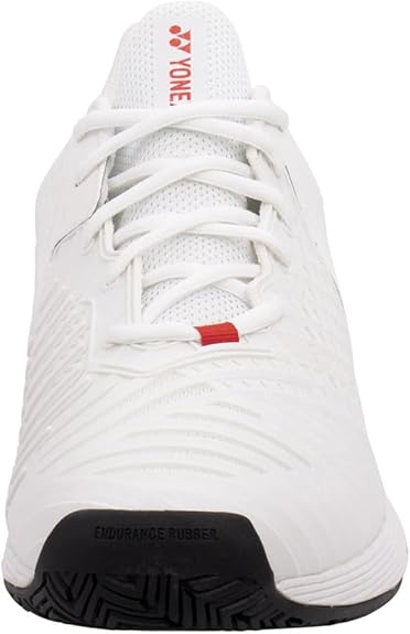 Yonex Sonicage 3 Tennis Shoe Men - White/Red Badminton Shoes Yonex