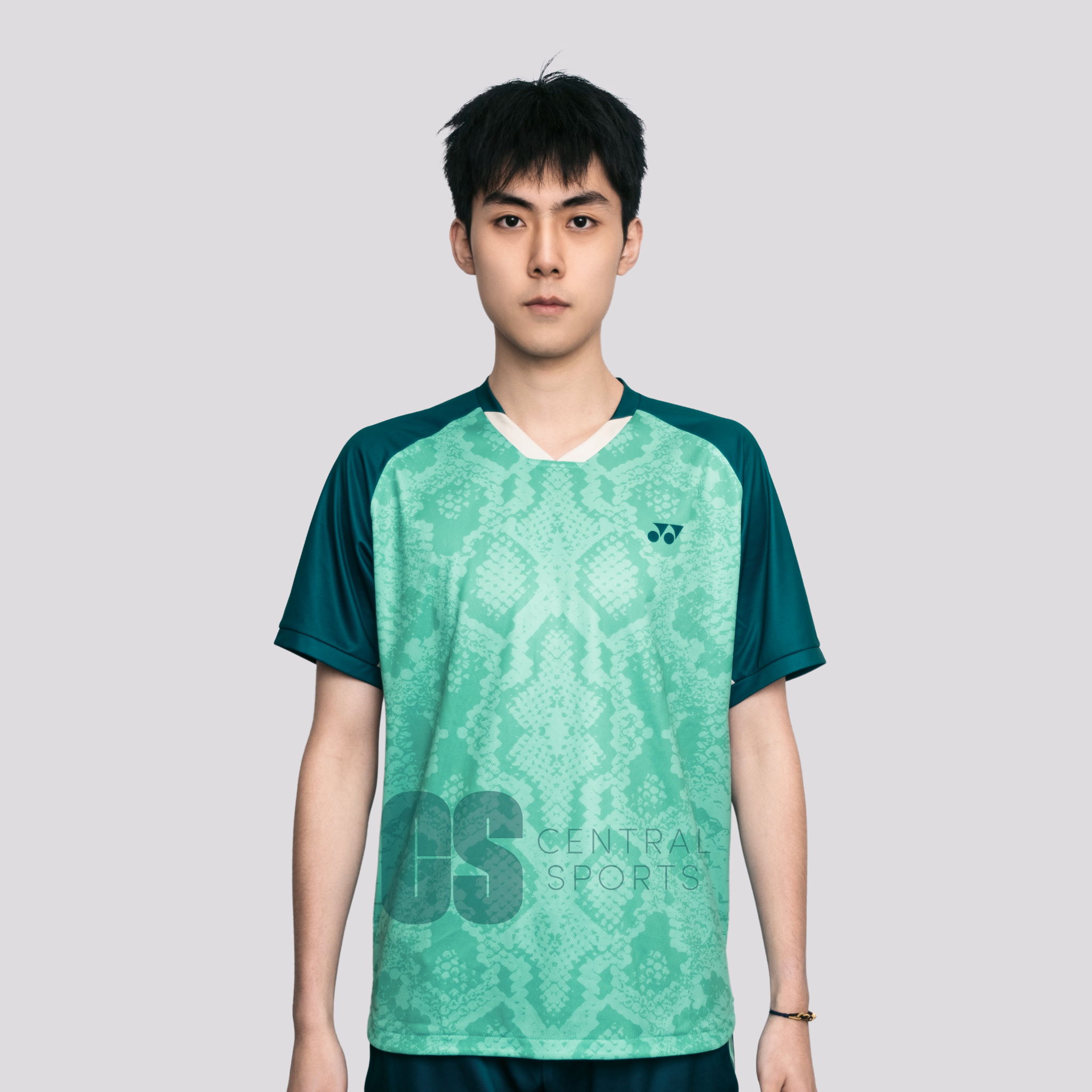 Yonex Snakeskin Game Top Mens Jade Clothing Yonex