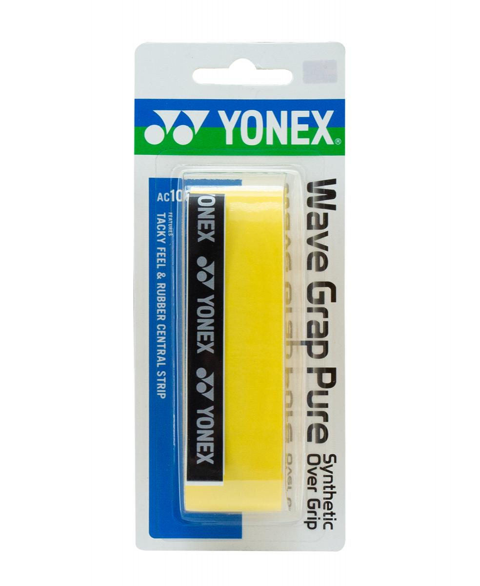 Yonex AC108WEX Wave Grip Pure (Yellow) Overgrips Yonex