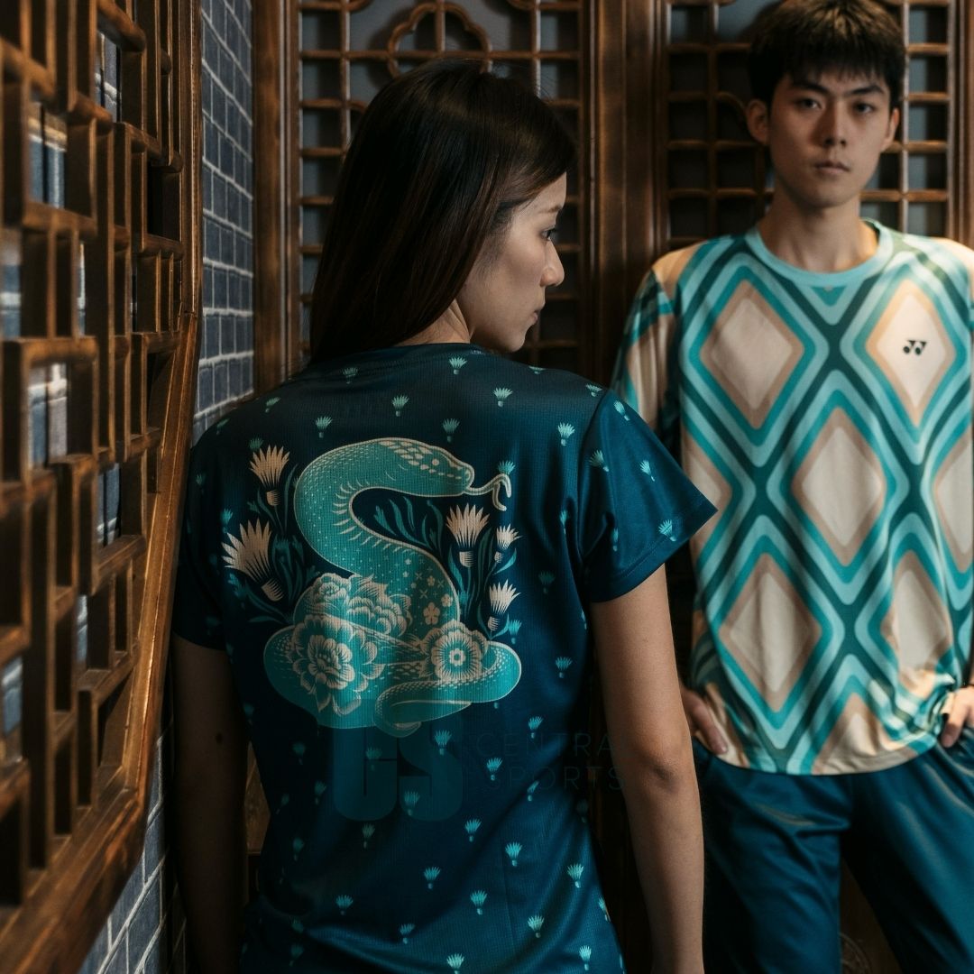 Yonex Diamond Tech T-Shirt Men Jade/Ivory Clothing Yonex