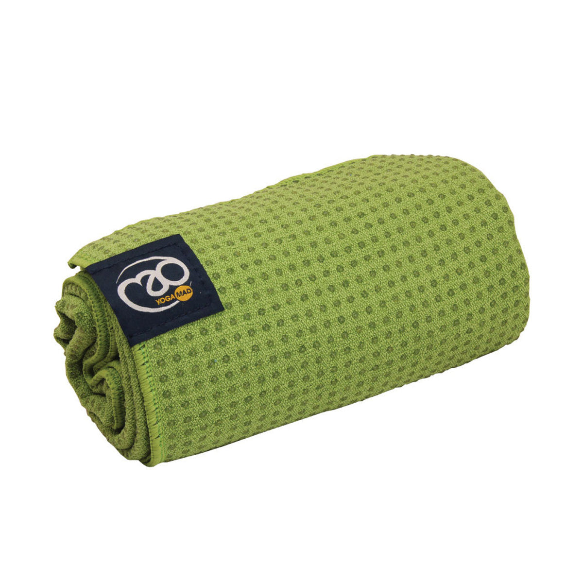 Grip Dot Yoga Towel Lime Green 183 cm (L) x 60 cm (W) Towels Fitness-Mad