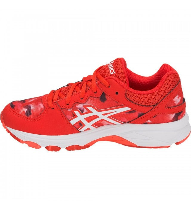 ASICS GEL-NETBURNER Professional GS - Fiery Red/White Netball Shoes Asics