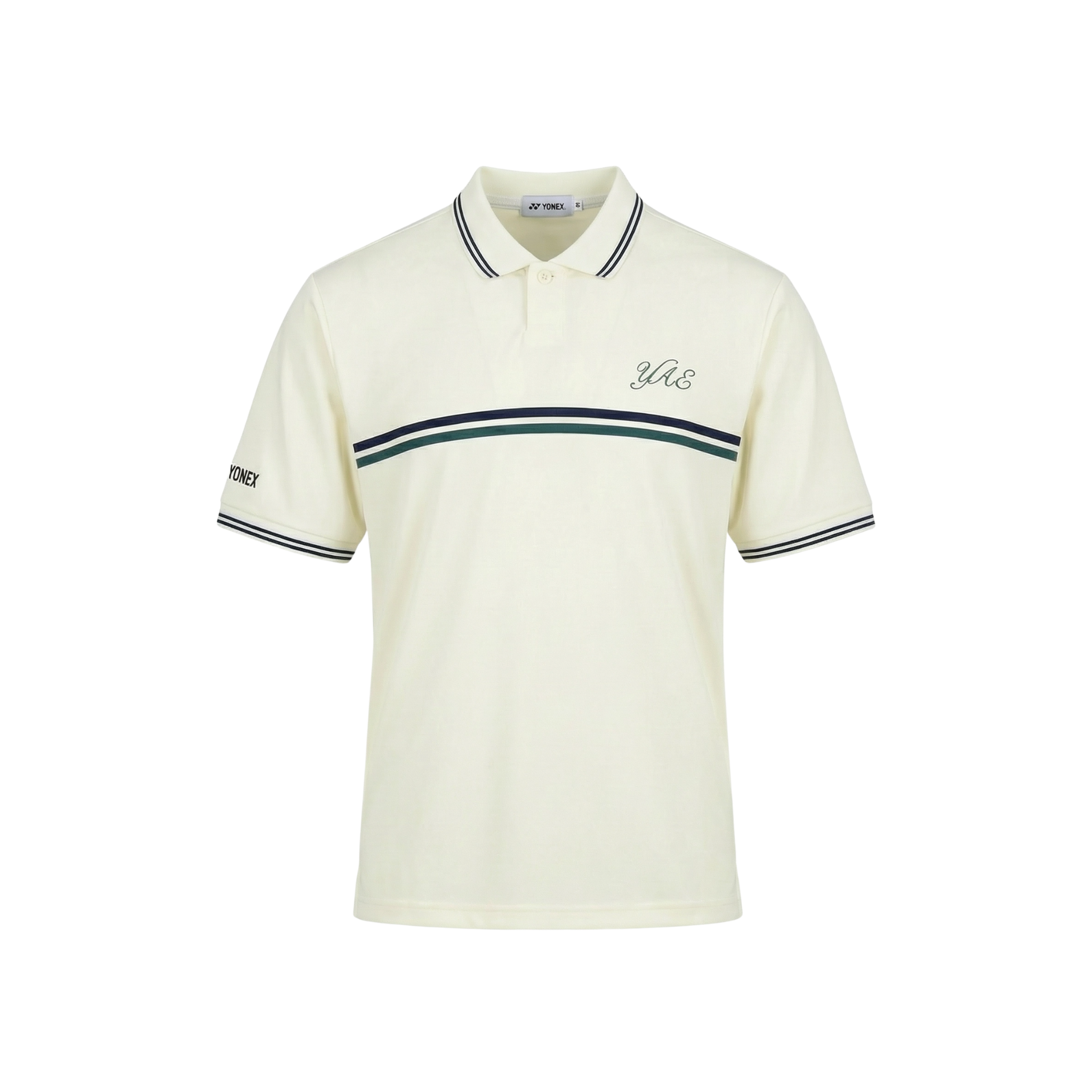 Yonex All England 1899 S/S Polo Shirt 26 - Cream Cream Clothing Yonex