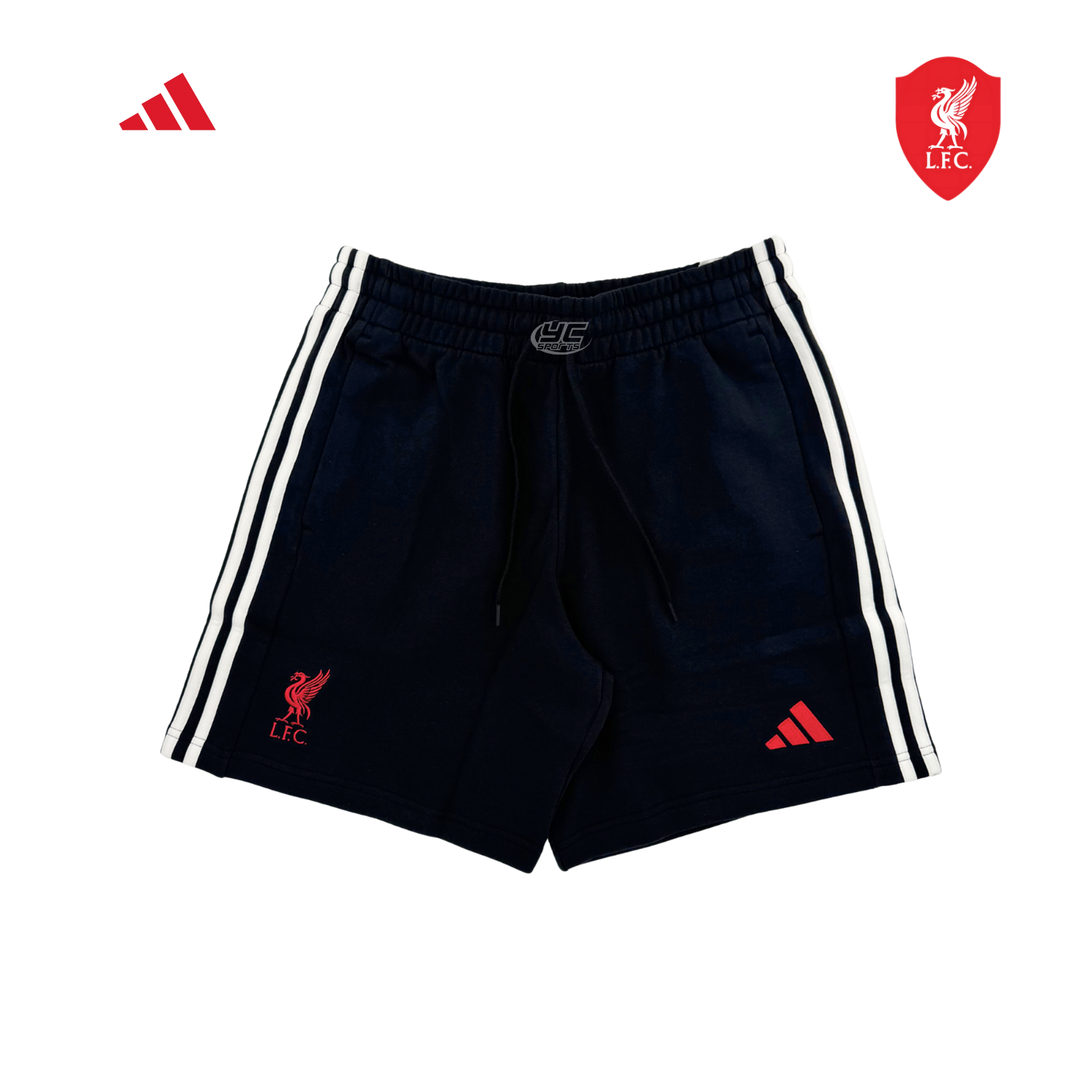 Adidas Liverpool F.C. 25/26 DNA Shorts Men - Black Black Clothing Adidas