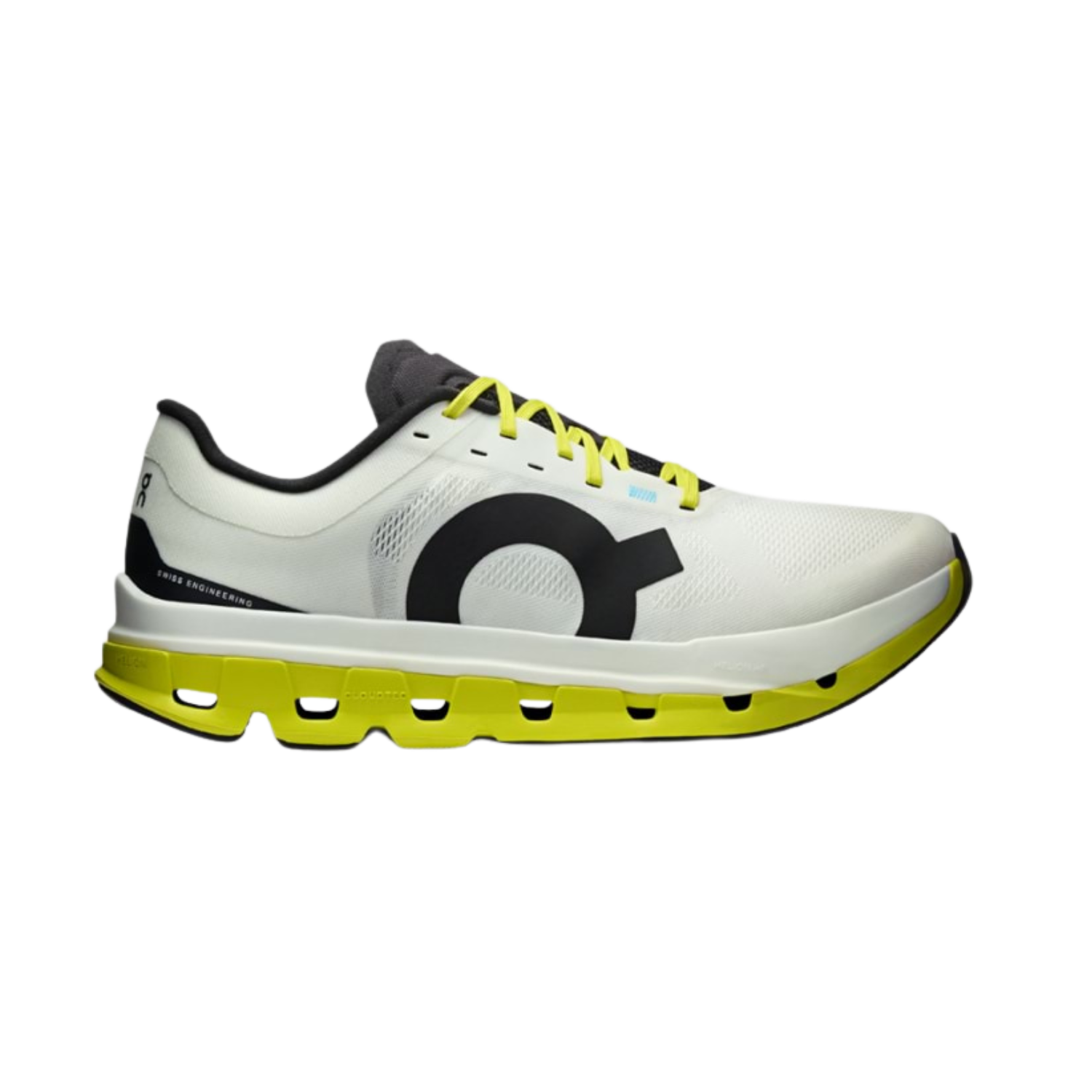 On Cloudflow 5 (3MF10112929) Shoe Men White/Lime Running Shoes On Running