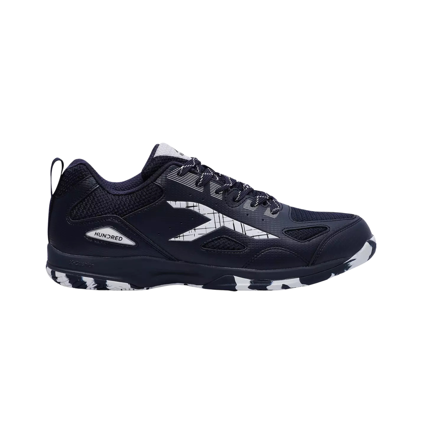 Hundred Galaxy Badminton Shoes - Navy/White Badminton Shoes Hundred
