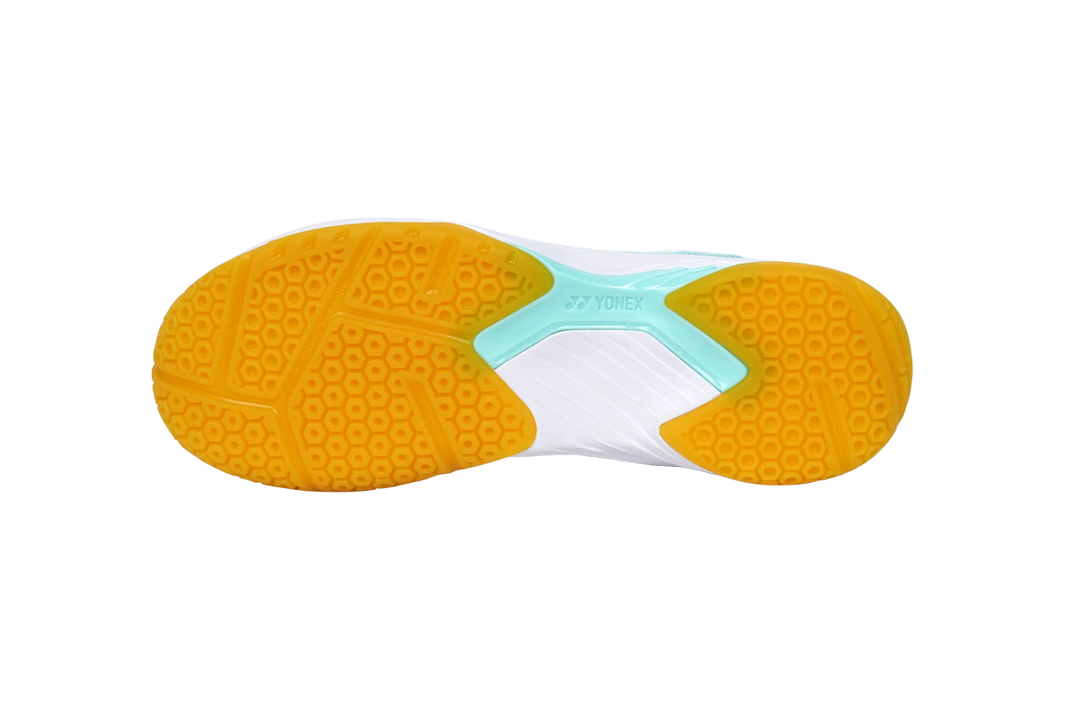 Yonex SHB101EX Power Cushion 101 Badminton Shoe Unisex - White/Mint Badminton Shoes Yonex