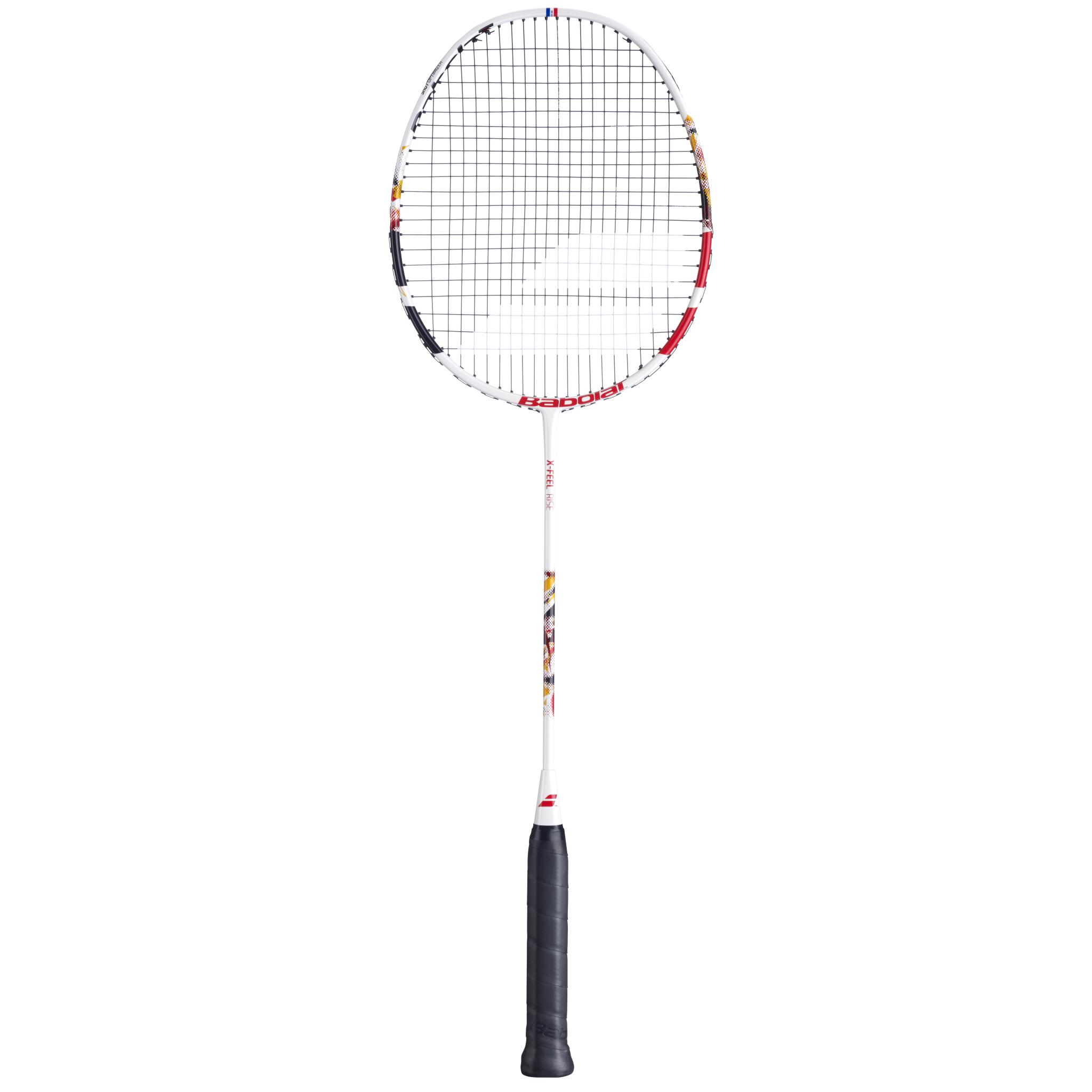 Babolat X-Feel Rise 2025 Unstrung Badminton Racket (601485) - White/Red White Red G2 Badminton Rackets Babolat