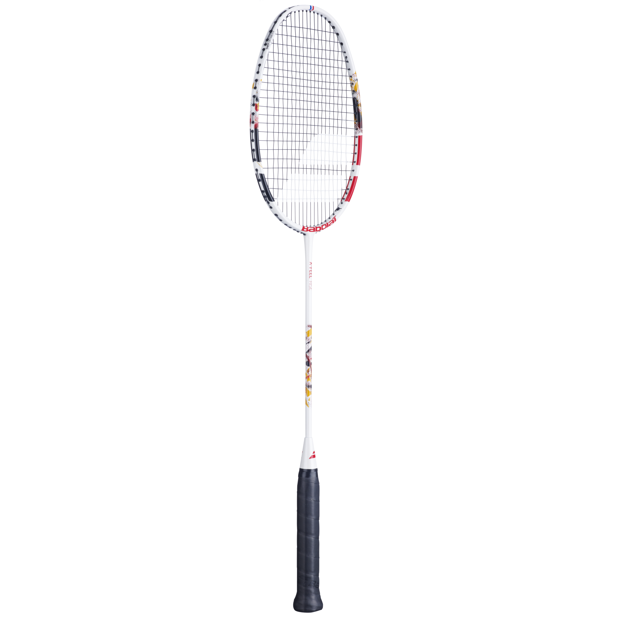 Babolat X-Feel Rise 2025 Unstrung Badminton Racket (601485) - White/Red Badminton Rackets Babolat