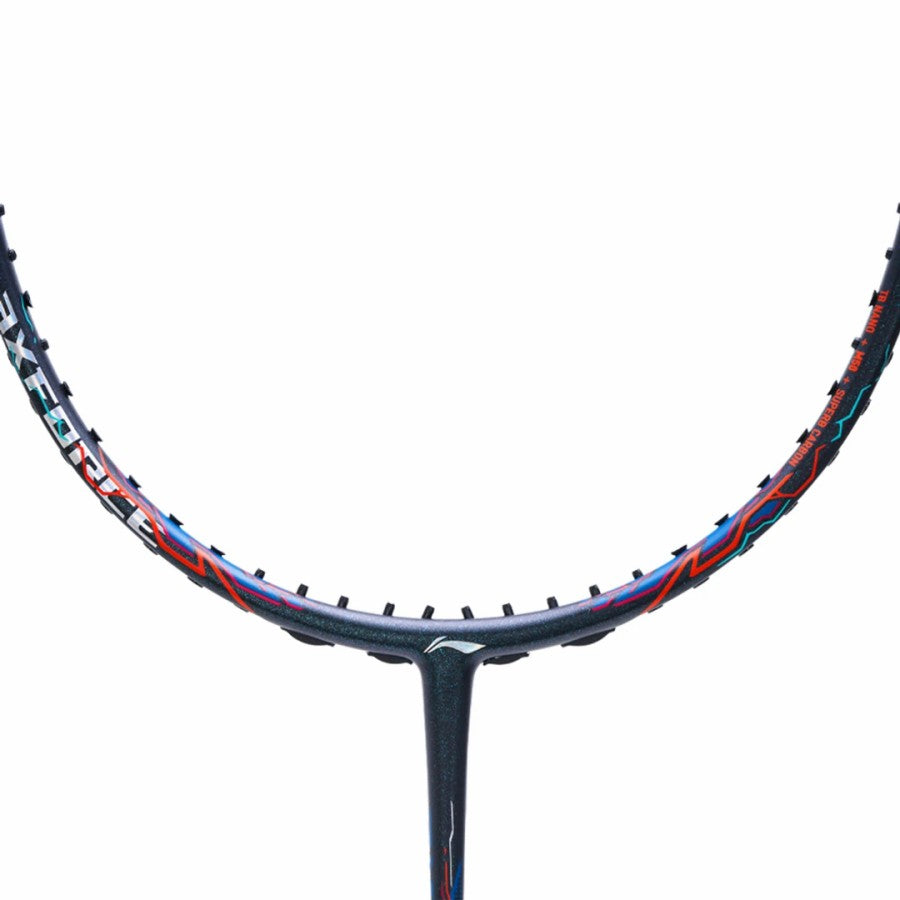 Li-Ning Axforce 90 Tiger Max Badminton Racket - Molten Lava Badminton Rackets Li-Ning