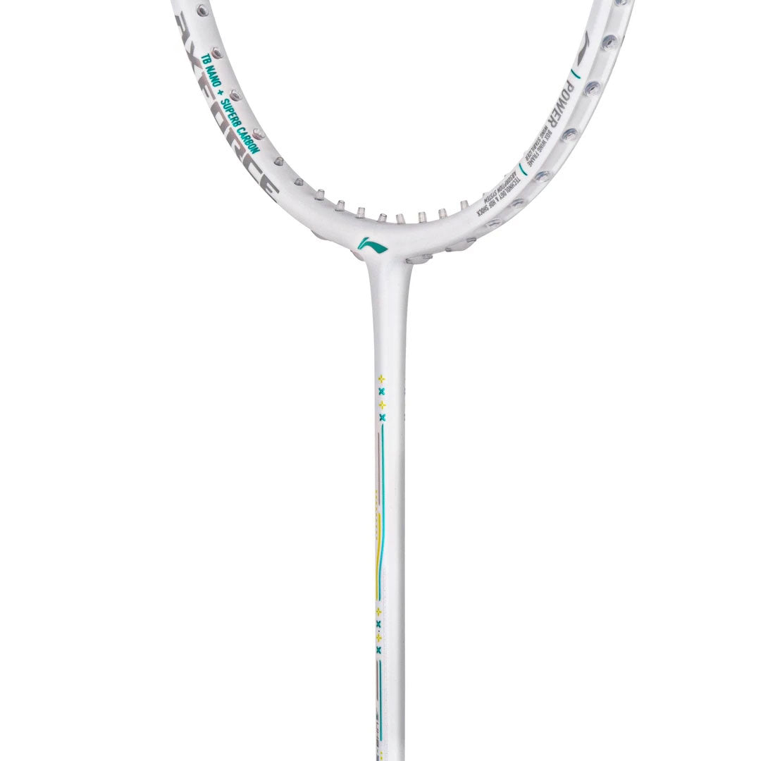 Li-Ning Axforce 60 4U Badminton Racket - White Badminton Rackets Li-Ning