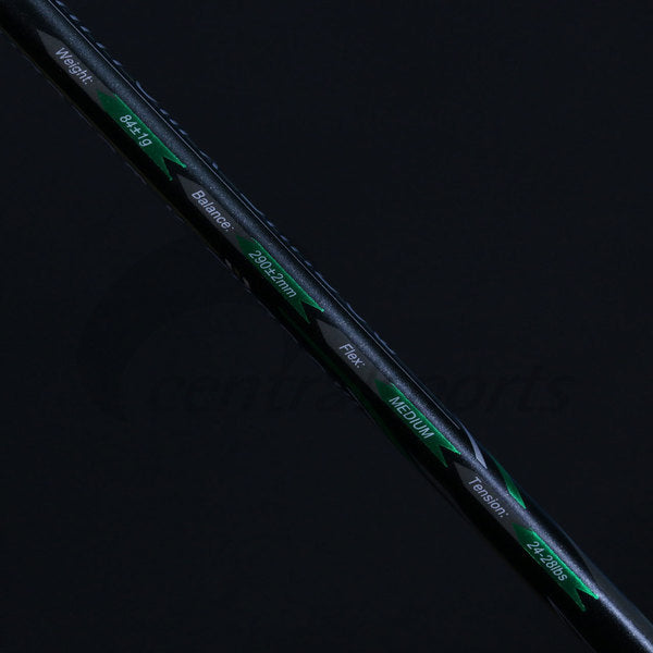 Ashaway Phantom X-Shadow Badminton Racket (Strung) - Black/Green Clearance Ashaway