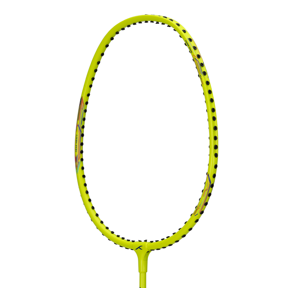 Hundred Powertek 200 2U Junior Badminton Racket - Yellow Badminton Rackets Hundred