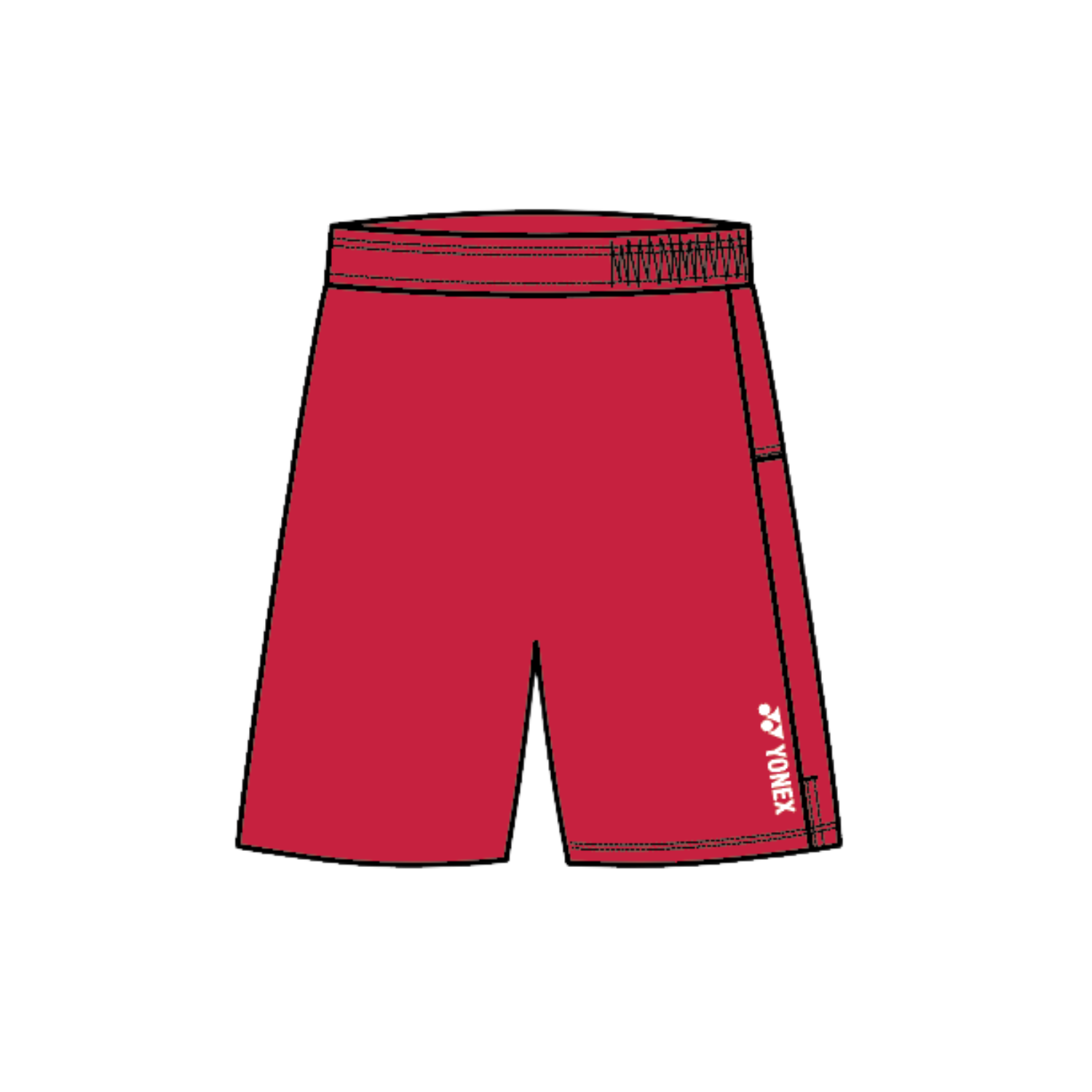 Yonex England Masters Shorts Men - Red Red Clothing Yonex Teamwear