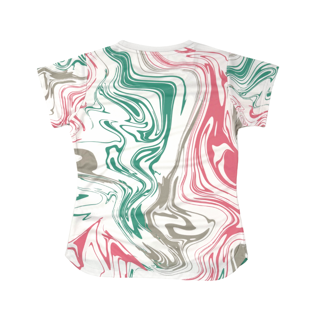 Aixo Chrome 3 Womens T-Shirt - White T Shirt Aixo