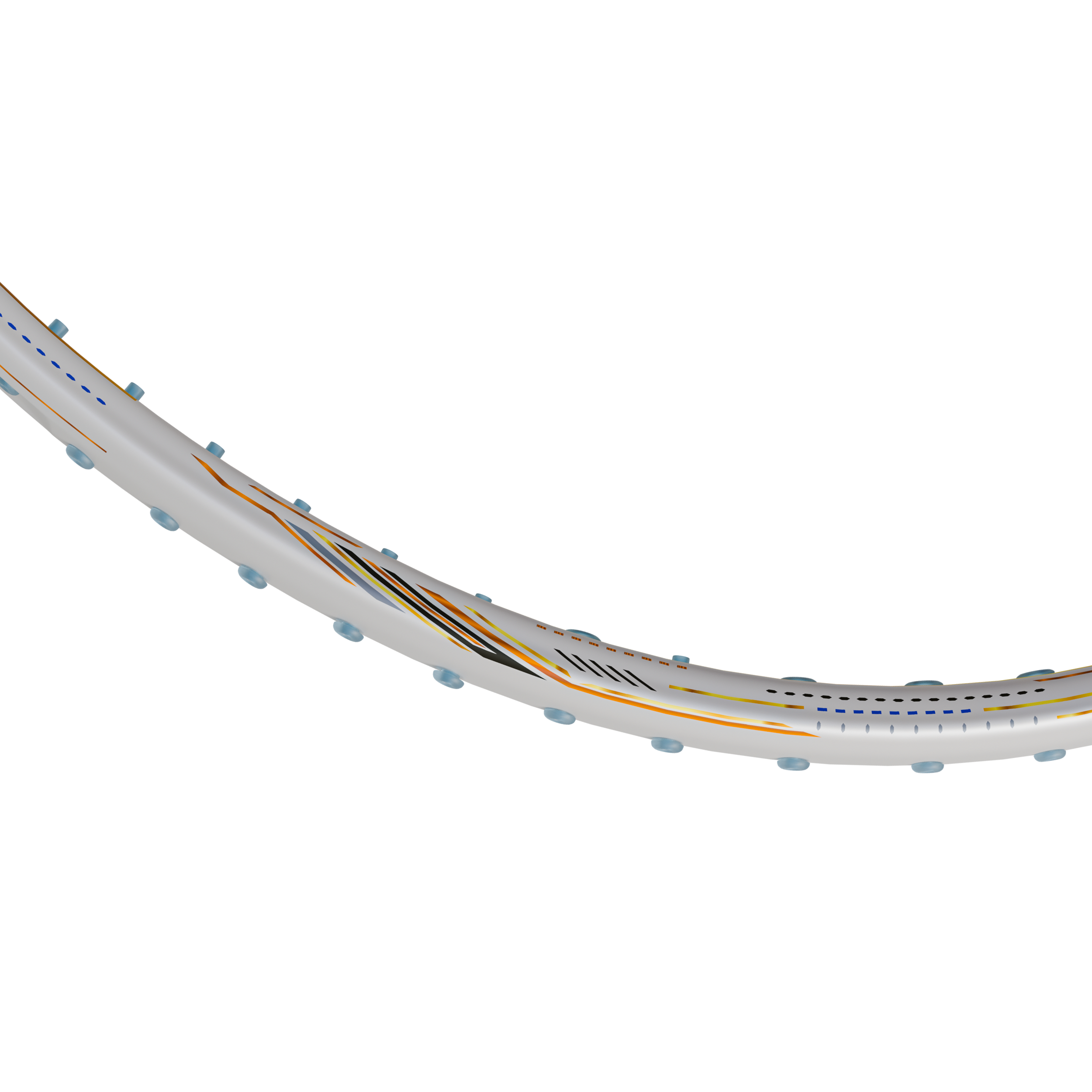 Hundred Nitrix 70 Volta Badminton Racket - White