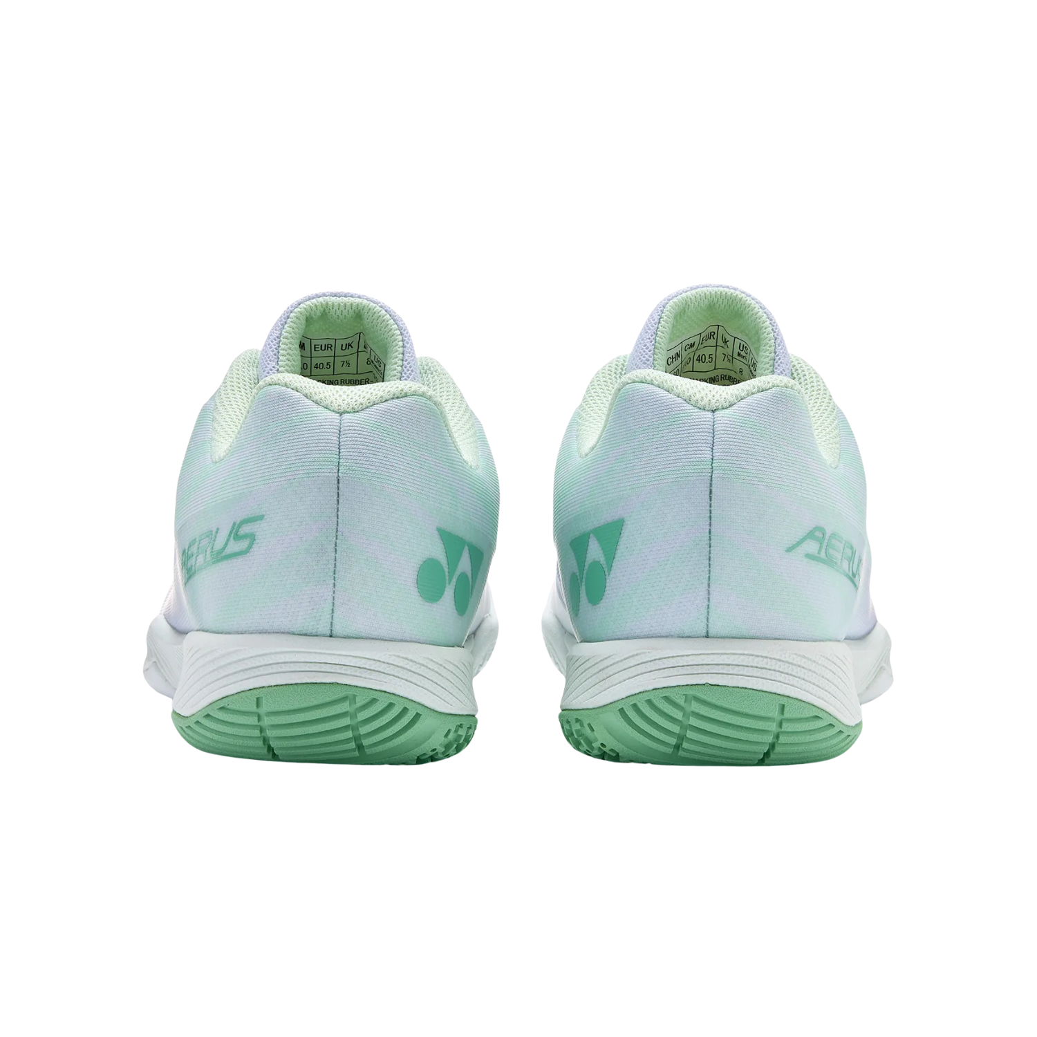 Yonex Power Cushion Aerus Z2 Wide Badminton Shoe Unisex - White/Green Badminton Shoes Yonex