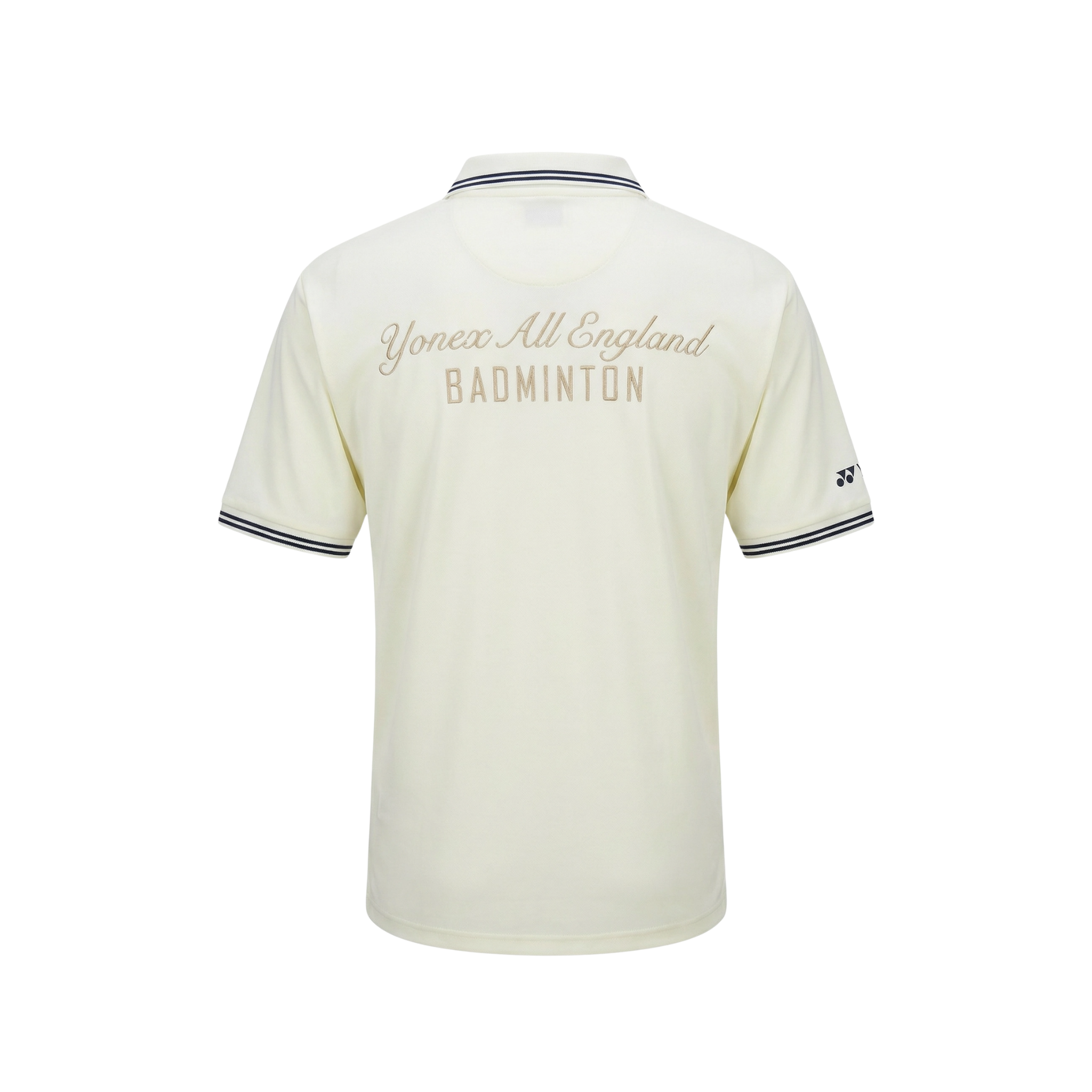 Yonex All England 1899 S/S Polo Shirt 26 - Cream Clothing Yonex