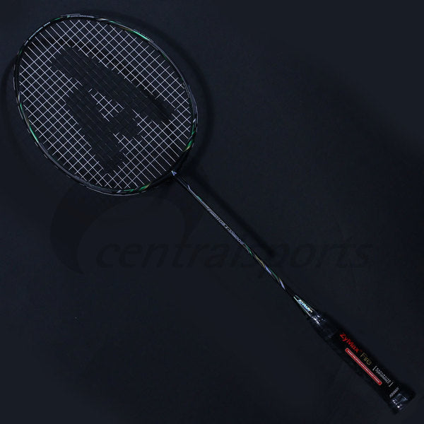 Ashaway Phantom X-Shadow Badminton Racket (Strung) - Black/Green Clearance Ashaway