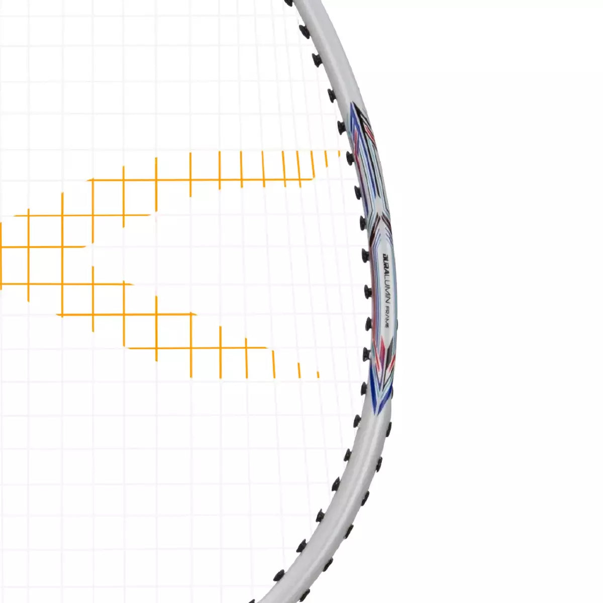 Hundred Powertek 200 2U Badminton Racket - White Badminton Rackets Hundred