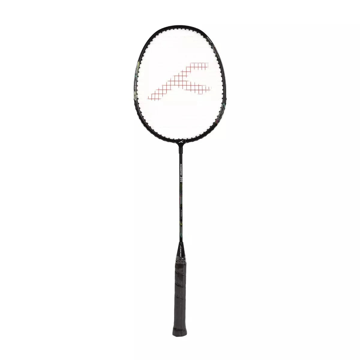 Hundred Powertek 200 Badminton Racket, Black, detail view