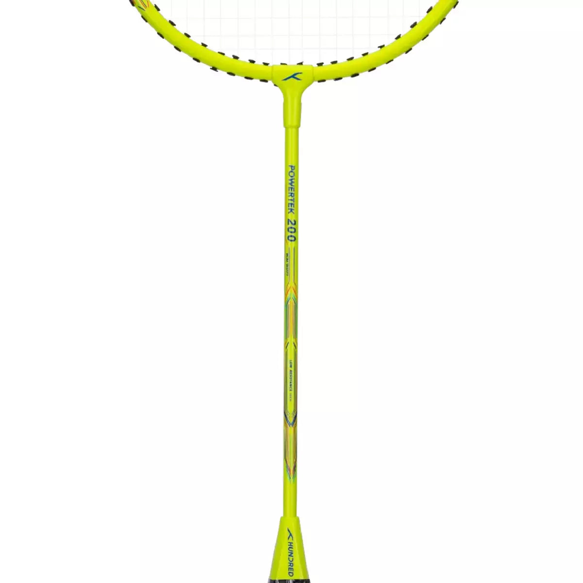 Hundred Powertek 200 2U Badminton Racket - Neon Green Neon Green 2U6 Badminton Rackets Hundred