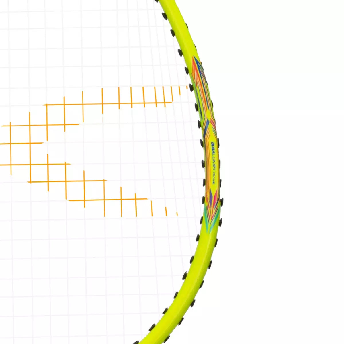 Hundred Powertek 200 2U Badminton Racket - Neon Green Badminton Rackets Hundred