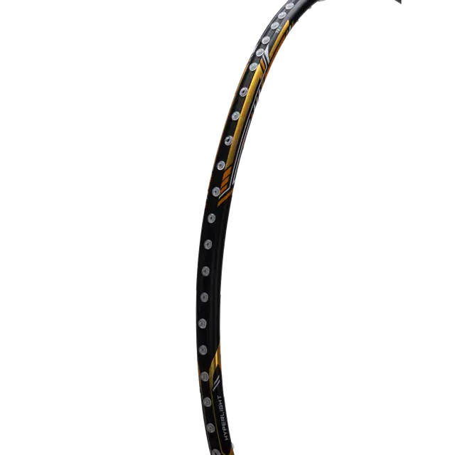 Hundred Nuclear 72 6U Badminton Racket - Black/White/Gold Badminton Rackets Hundred