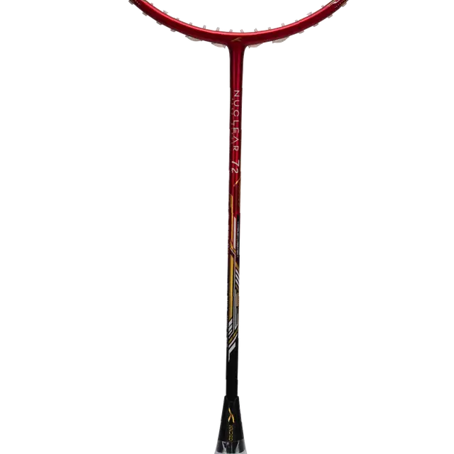 Hundred Nuclear 72 6U Badminton Racket - Dark Red/Black/Gold