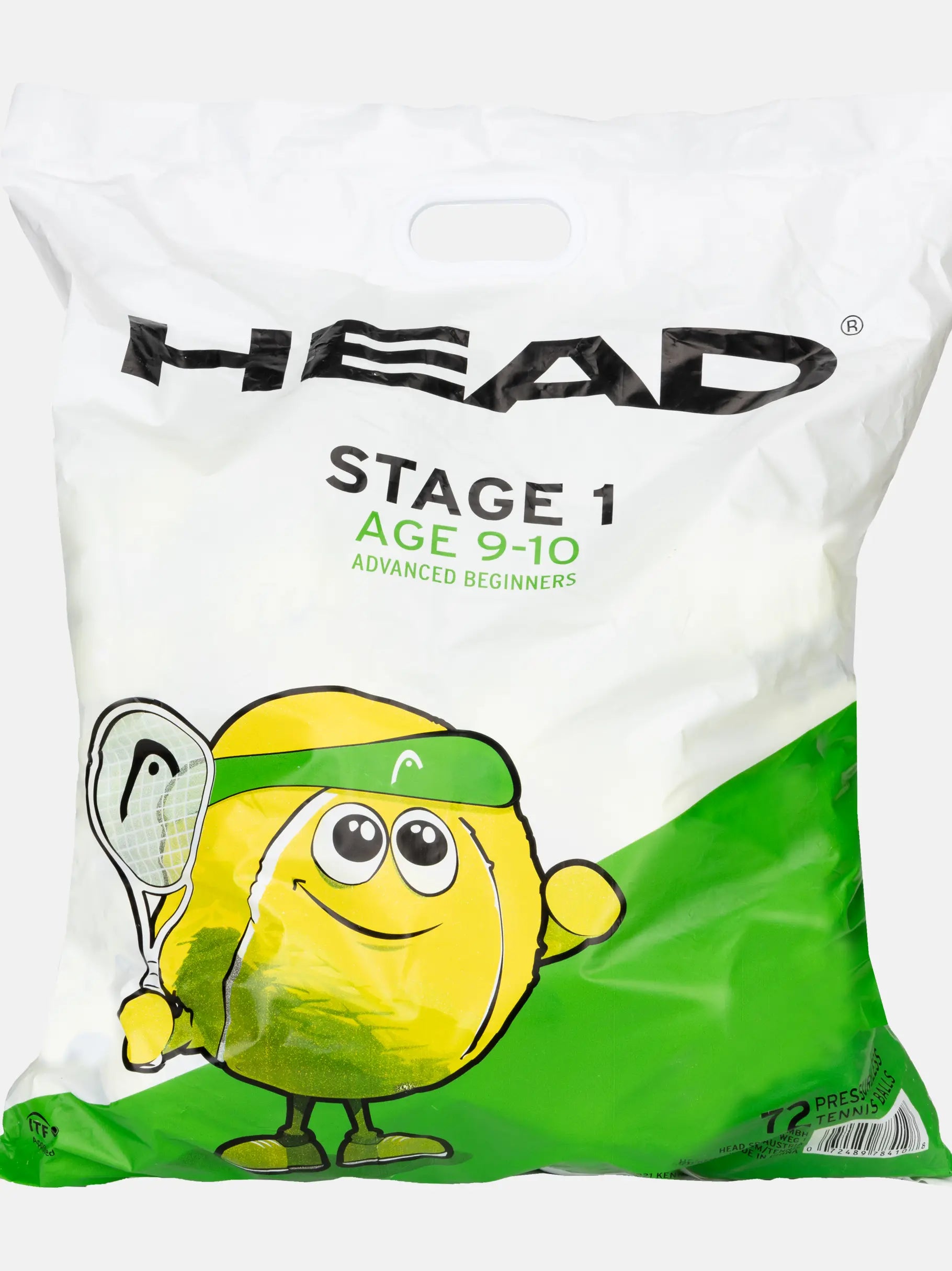 Head Stage 1 Tennis Balls 72 Pack - Green