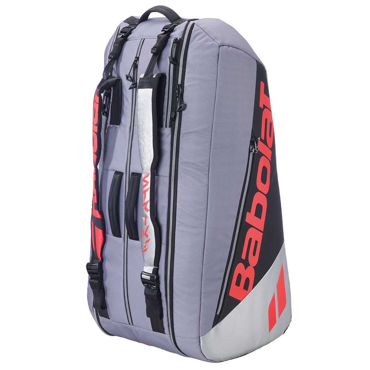 Babolat RH9 Pure Strike Tennis Bag 80L, Carbon Grey, back view