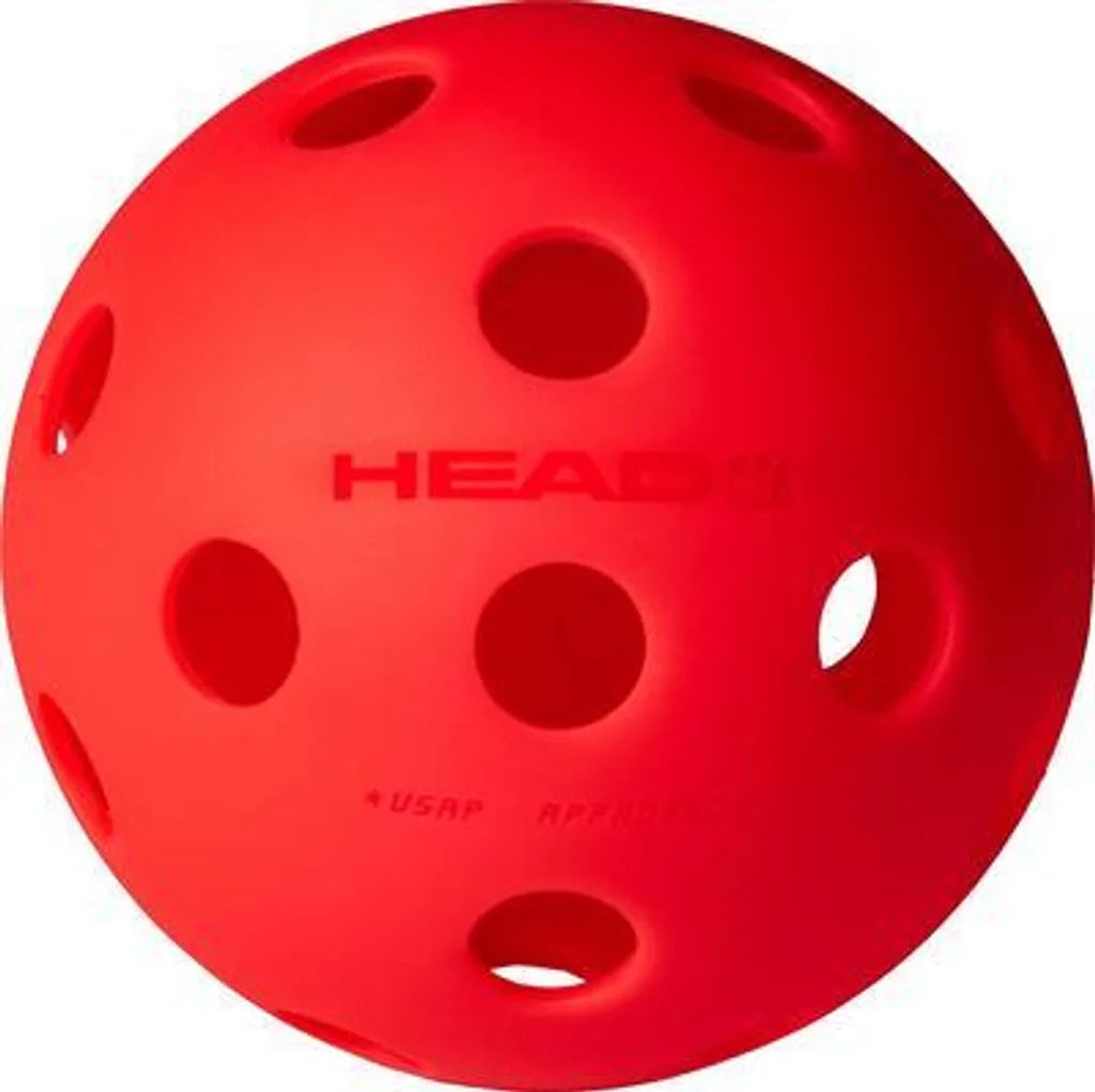 Head Champ 26 Indoor Pickleball 3 Pack - Red
