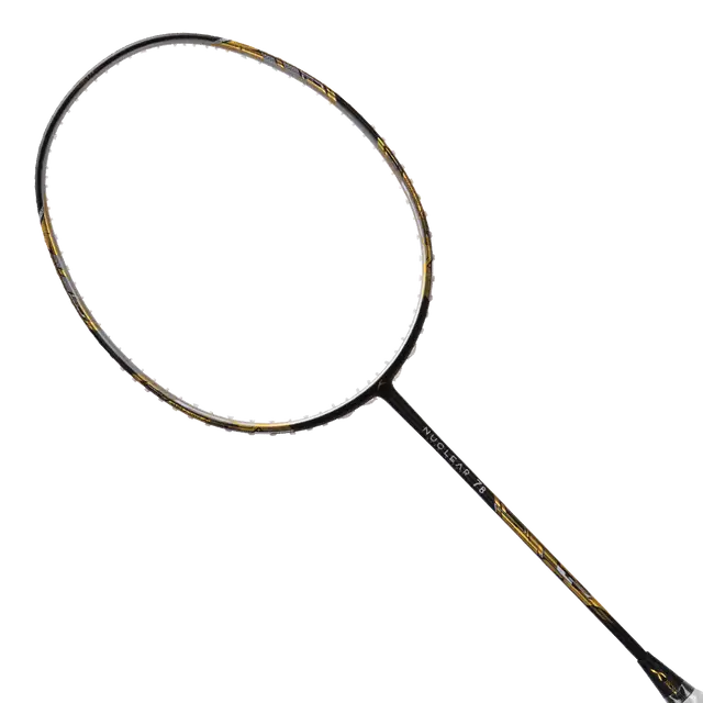 Hundred Nuclear 78 5U Badminton Racket - Black/Gold Badminton Rackets Hundred