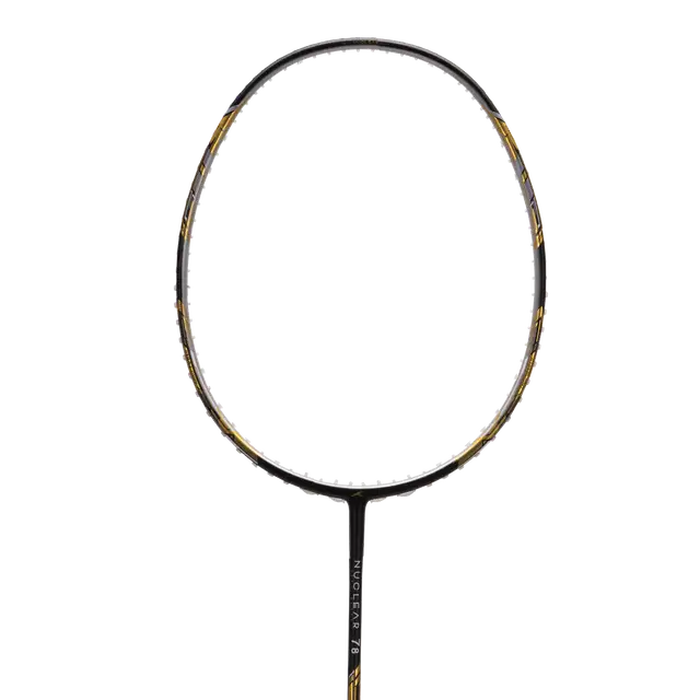 Hundred Nuclear 78 5U Badminton Racket - Black/Gold Black Gold 5U6 Badminton Rackets Hundred