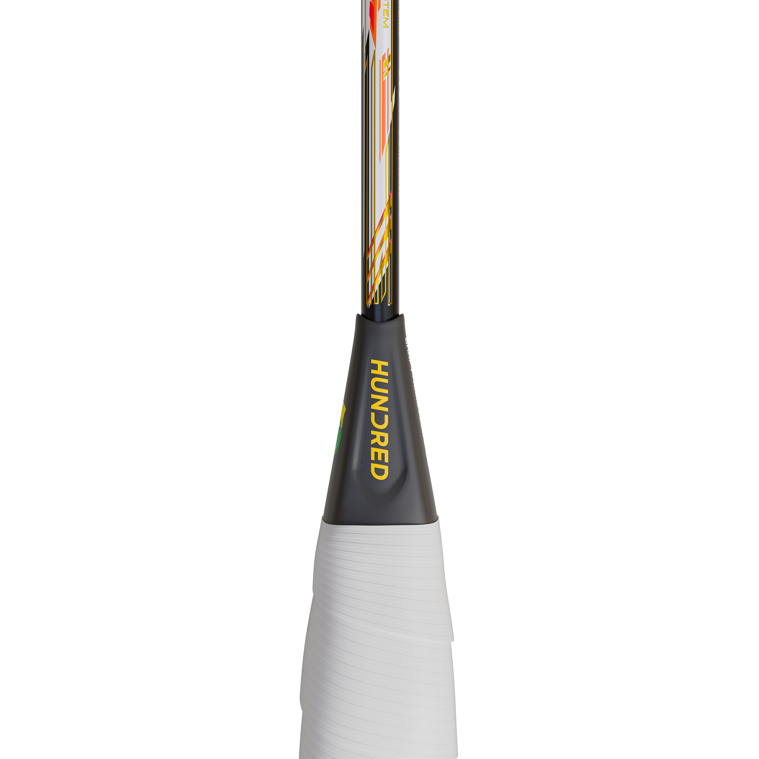 Hundred Flareon 700 Badminton Racket - Black/Orange