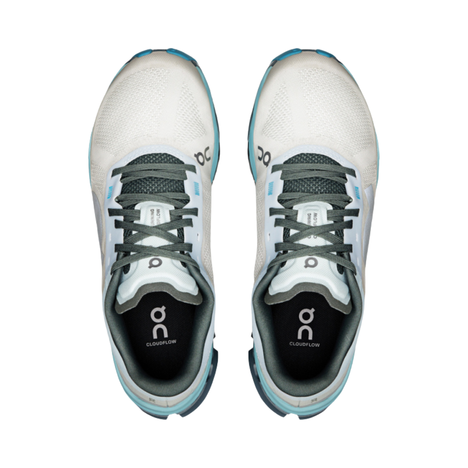 On Running Cloudflow 5 running Shoe Women - Arctic/Stone Running Shoes On Running