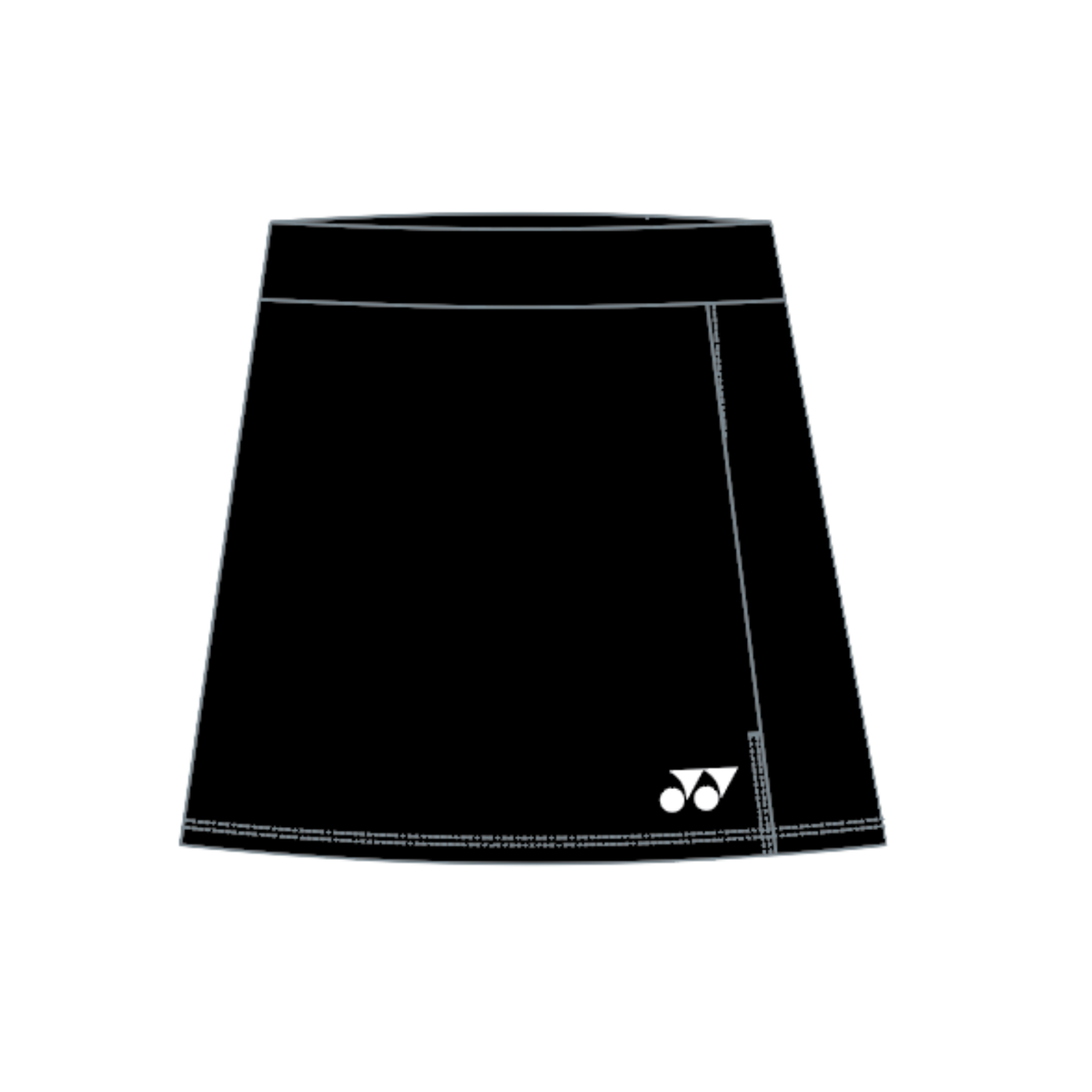 Yonex England Masters Skort Women - Black Black Clothing Yonex Teamwear