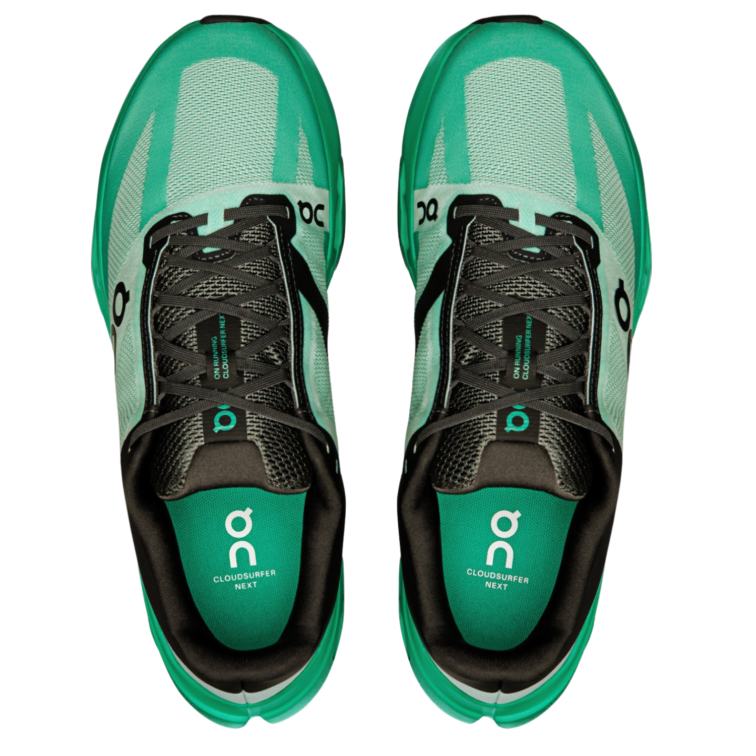 On Cloudsurfer Next Running Shoes Men - Mint/Black Running Shoes On Running
